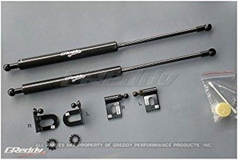 GReddy 08-11 Mitsubishi Evo X CZ4A Engine Hood Lifter Kit (Designed for OEM weight hoods.)