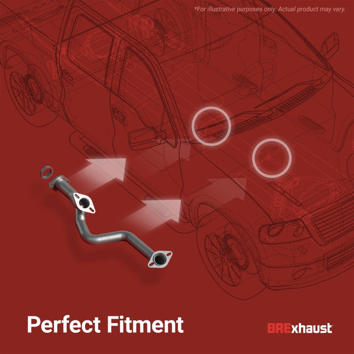 BRE Exhaust 93-95 Civic del Sol 1.5L Front Pipe Kit