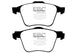 EBC 03-09 Volvo XC90 2.9 Twin Turbo Greenstuff Front Brake Pads