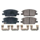 Power Stop 2021 GMC Terrain Front Z17 Evo Ceramic Brake Pads w/Hardware