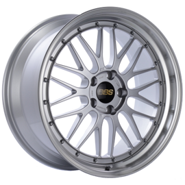 BBS LM 20x12 5x130 ET72 CB71.6 Diamond Black Wheel w/ Diamond Cut Machined Lip