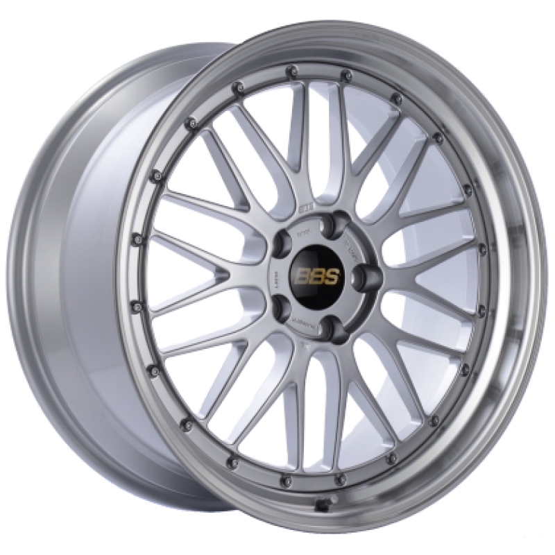 BBS LM 19x10 5x120 ET37 Diamond Silver Center / Diamond Cut Lip Wheel -82mm PFS/Clip Required