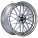 BBS LM 19x10 5x114.3 ET22 PFS Diamond Silver Center Diamond-Cut Rim Wheel - PFS/Clip Req
