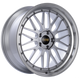 BBS LM 19x9 5x120 ET44 Diamond Silver Center Diamond Cut Lip Wheel - 82mm PFS Required