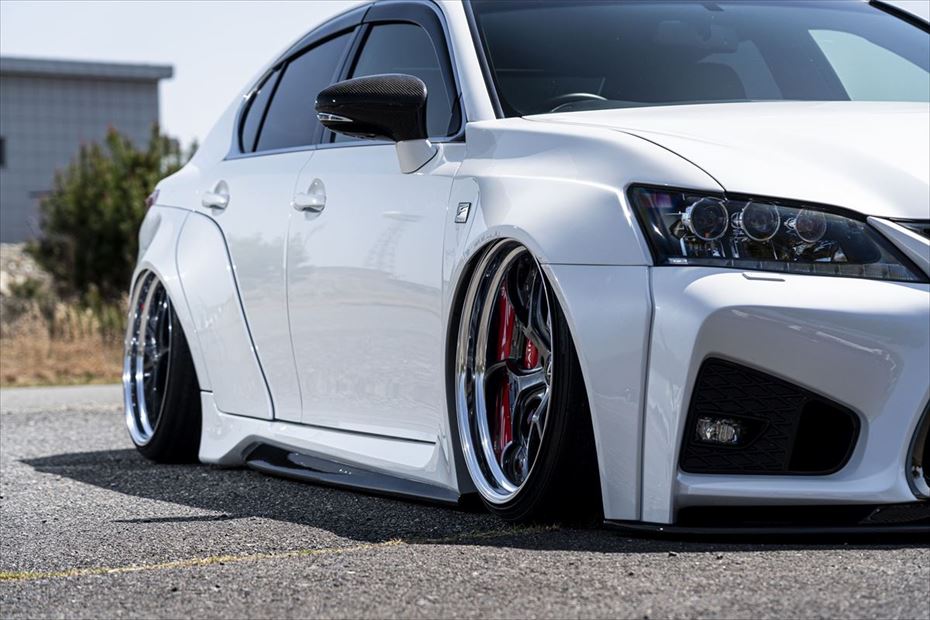 Aimgain Lexus GS350/300/200t 16+  PURE VIP GT Wide Body Side Skirts L+R