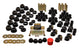 Energy Suspension 87-95 Jeep Wrangler YJ Black Hyper-Flex Master Bushing Set