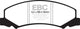 EBC 08-09 Buick Allure (Canada) 5.3 Greenstuff Front Brake Pads