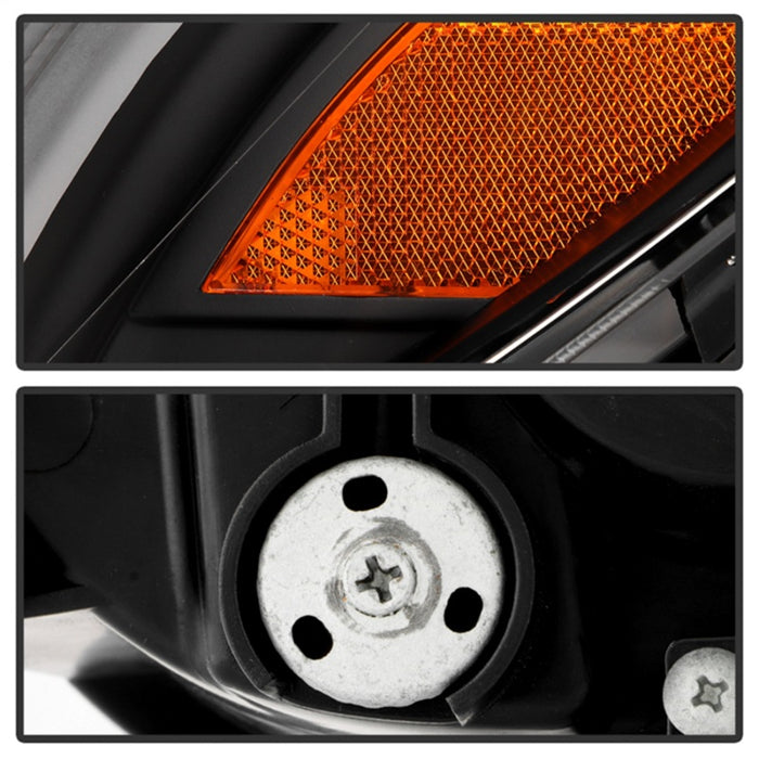 Spyder 18-21 VW Golf Halogen Model Only High-Power LED Headlights - Black (PRO-YD-VG17HALAP-SBGR-BK)