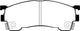 EBC 93-97 Ford Probe 2.0 16v Greenstuff Front Brake Pads