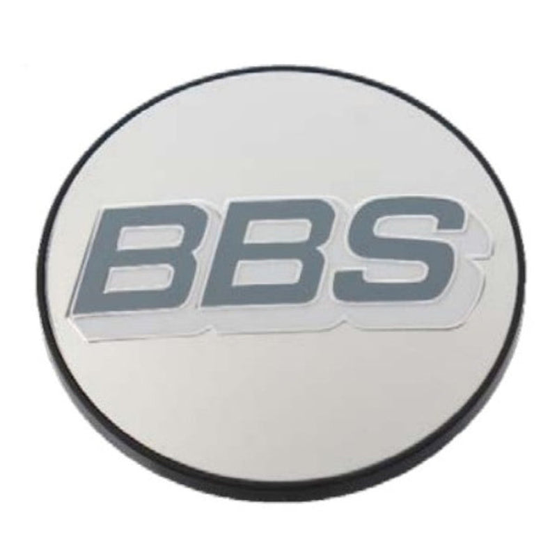 BBS Center Cap 56mm Polished/Grey - 3D Floating