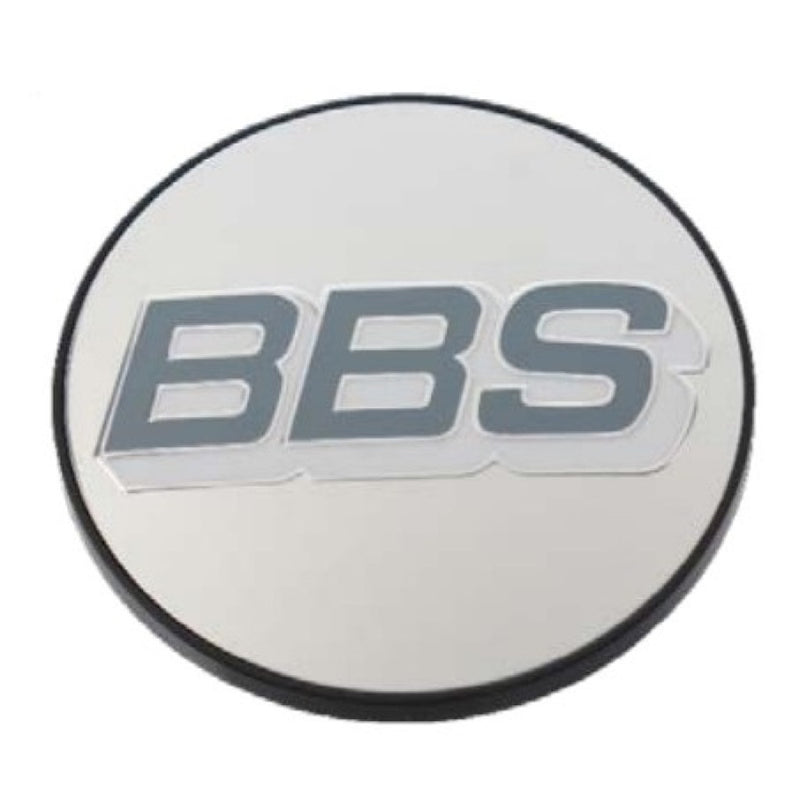 BBS LOGO Center Cap Set 56mm Polished/Grey EST. 1970