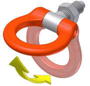 Cusco Tow Hook Swivel Joint Rear Mitsubishi Lancer Evo X
