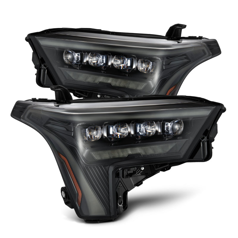 AlphaRex 22-23 Toyota Tundra NOVA-Series Headlights Alpha-Blk w/White DRL - Req 810029 OR 810030