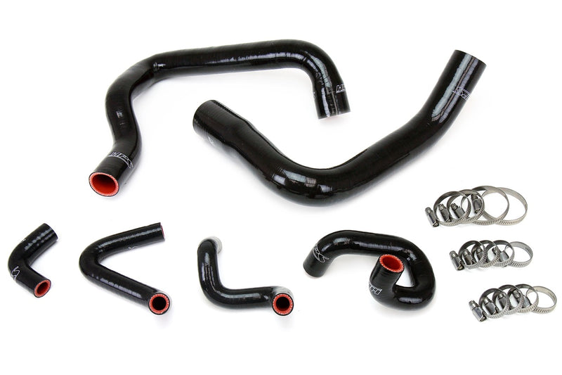 HPS Silicone Radiator and Heater Hoses - 1986-1993 Ford Mustang GT / Cobra - Black (57-1010-BLK)
