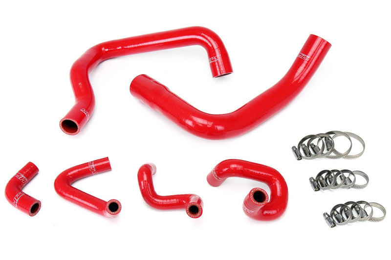 HPS Silicone Radiator and Heater Hoses - 1986-1993 Ford Mustang GT / Cobra - Red (57-1010-RED)