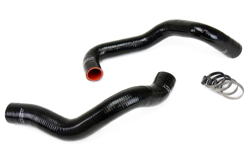 HPS Silicone Radiator Hoses - 1994-1995 Ford Mustang GT / Cobra - Black (57-1011-BLK)