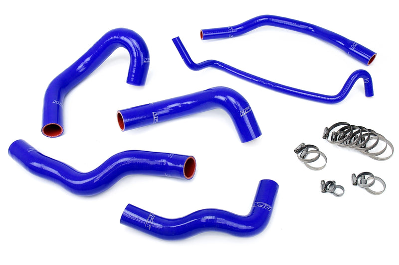 HPS Silicone Radiator Hoses - 2005-2006 Ford Mustang 4.6L V8 - Blue (57-1013-BLUE)