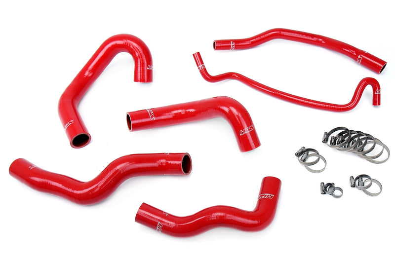 HPS Silicone Radiator Hoses - 2005-2006 Ford Mustang 4.6L V8 - Red (57-1013-RED)
