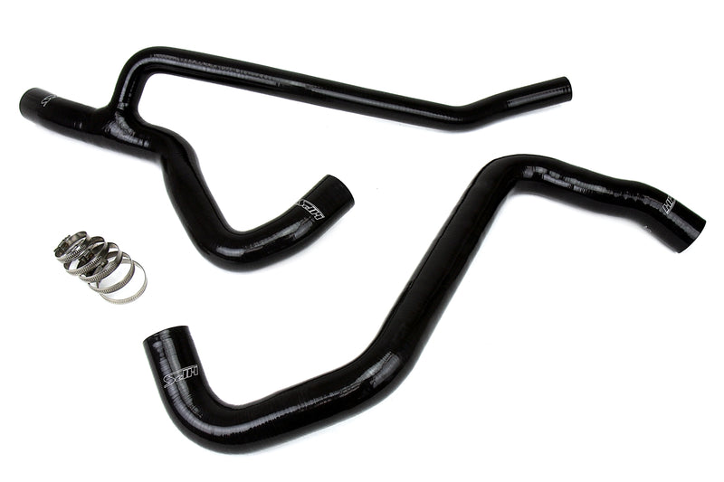 HPS Silicone Radiator Hoses - 2007-2010 Ford Mustang GT V8 - Black (57-1014-BLK)
