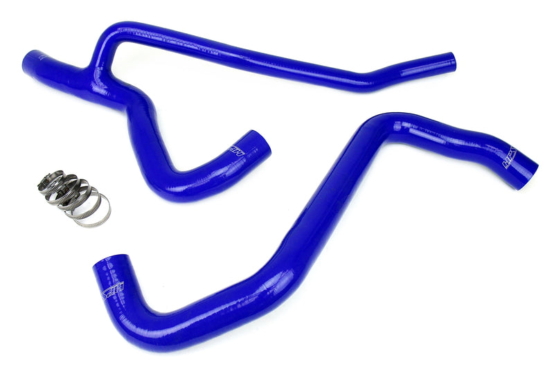 HPS Silicone Radiator Hoses - 2007-2010 Ford Mustang GT V8 - Blue (57-1014-BLUE)