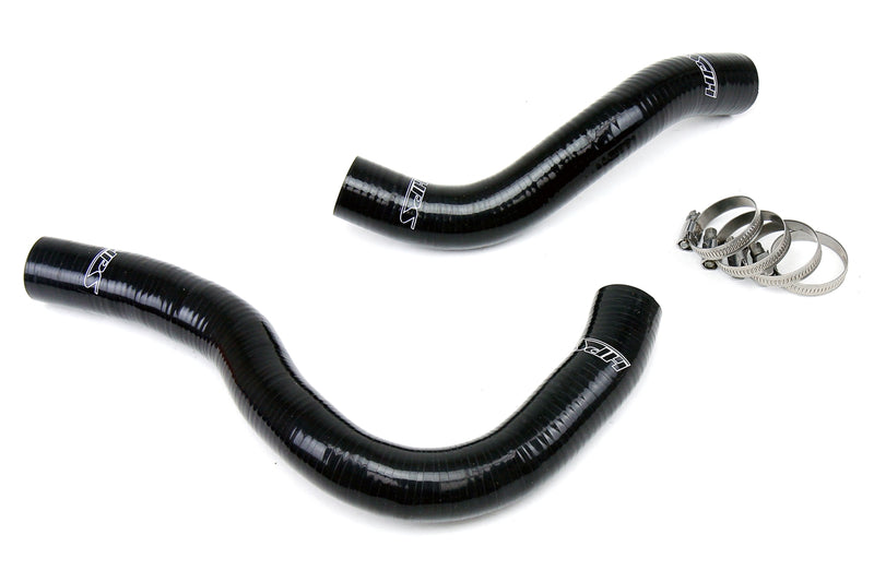 HPS Silicone Radiator Hoses - 2002-2005 Honda Civic Si - Black (57-1020-BLK)