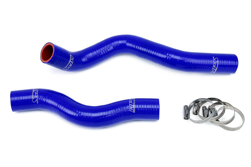 HPS Silicone Radiator Hoses - 2006-2011 Honda Civic Non Si R18A1 R16 - Blue (57-1022-BLUE)