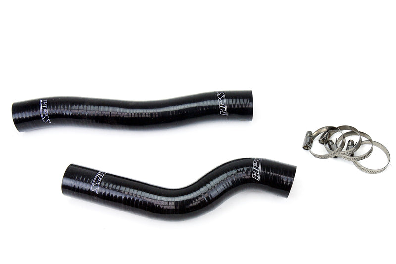 HPS Silicone Radiator Hoses - 2010-2012 Hyundai Genesis Coupe 2.0T Turbo - Black (57-1026-BLK)