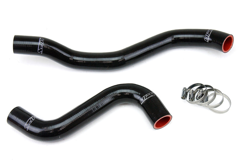 HPS Silicone Radiator Hoses - 1995-1999 Mitsubishi Eclipse Turbo - Black (57-1039-BLK)