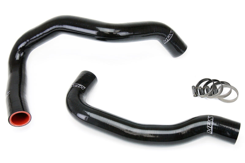 HPS Silicone Radiator Hoses - 1989-1998 Nissan 240SX with KA - Black (57-1044-BLK)