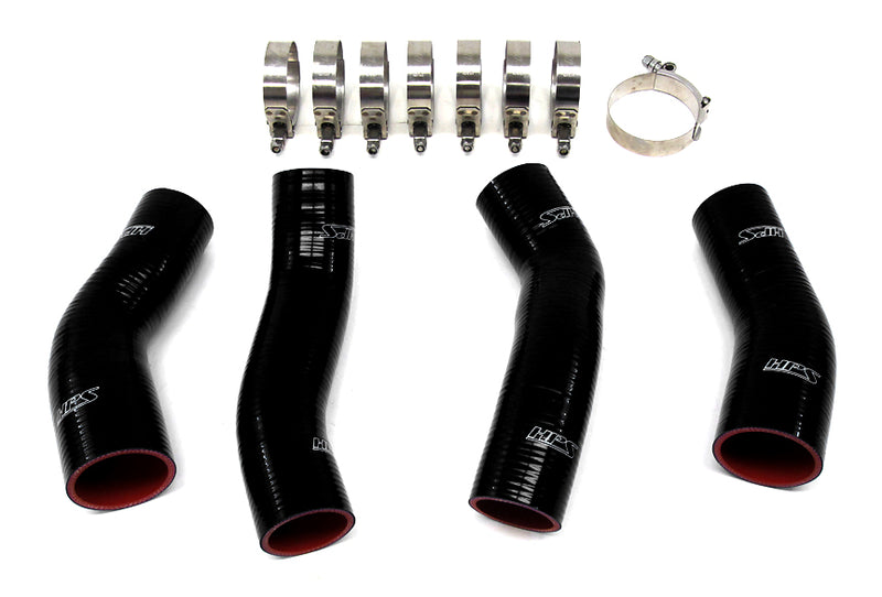 HPS Silicone Intercooler Hoses - 1990-1996 Nissan 300ZX Twin Turbo - Black (57-1047-BLK)