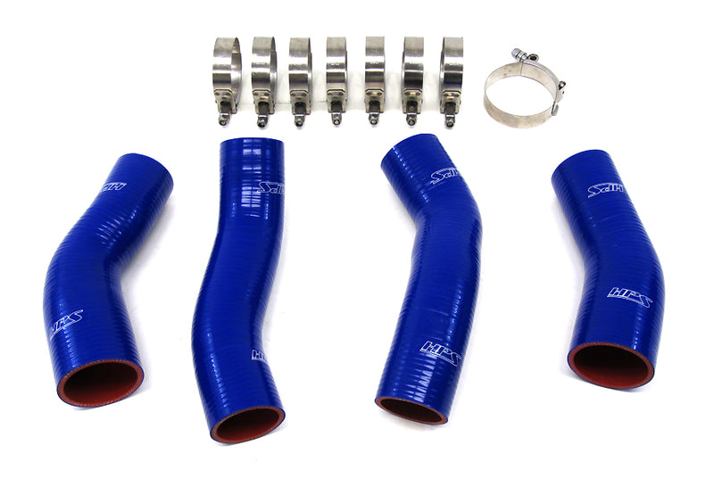 HPS Silicone Intercooler Hoses - 1990-1996 Nissan 300ZX Twin Turbo - Blue (57-1047-BLUE)