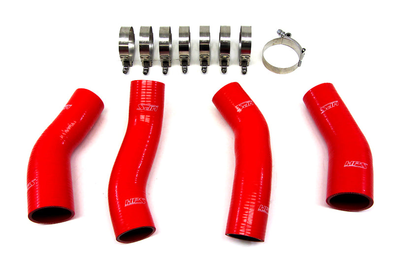 HPS Silicone Intercooler Hoses - 1990-1996 Nissan 300ZX Twin Turbo - Red (57-1047-RED)
