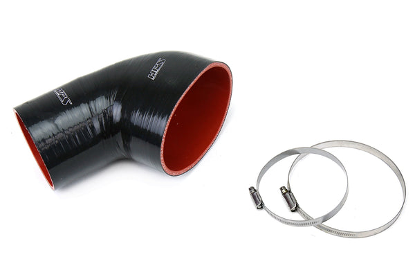 HPS Silicone Air Intake Hose - 2001-2006 BMW E46 M3 - Black (57-1078-BLK)
