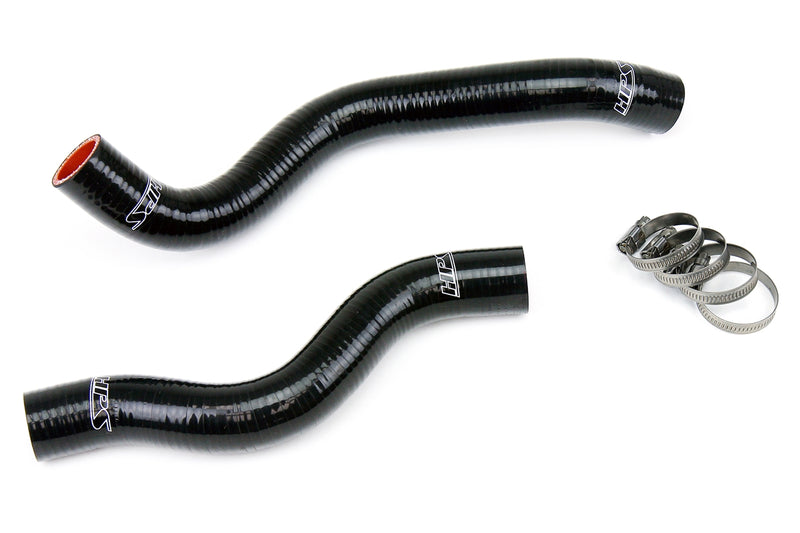 HPS Silicone Radiator Hoses - 2012-2015 Honda Civic Non Si 1.8L - Black (57-1200-BLK)