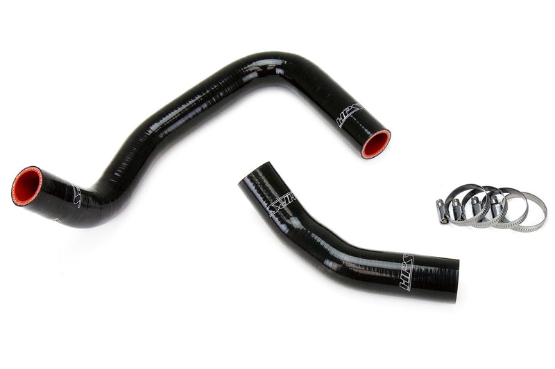 HPS Silicone Radiator Hoses - 1985-1987 Toyota Corolla AE86 - Black (57-1202-BLK)