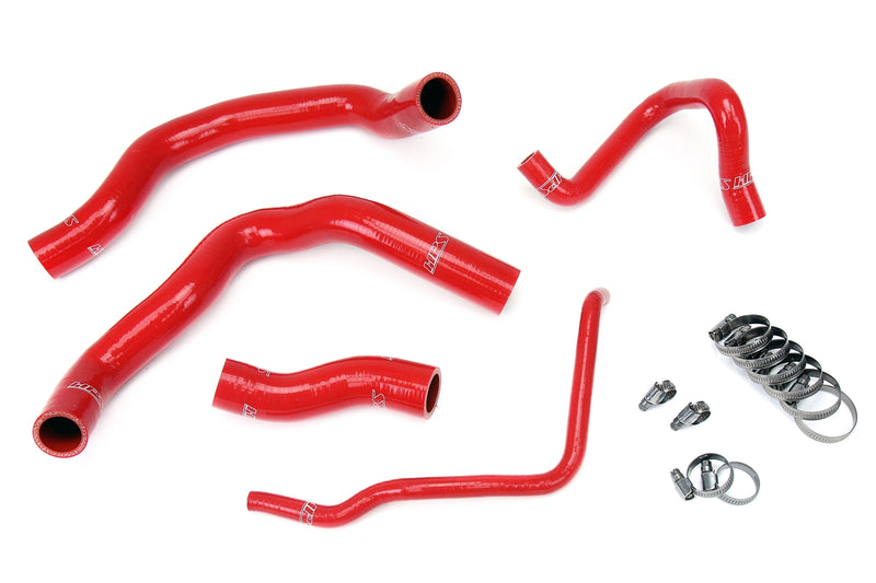 HPS Silicone Radiator Hoses - 2002-2008 Mini Cooper S Supercharged - Red (57-1211-RED)