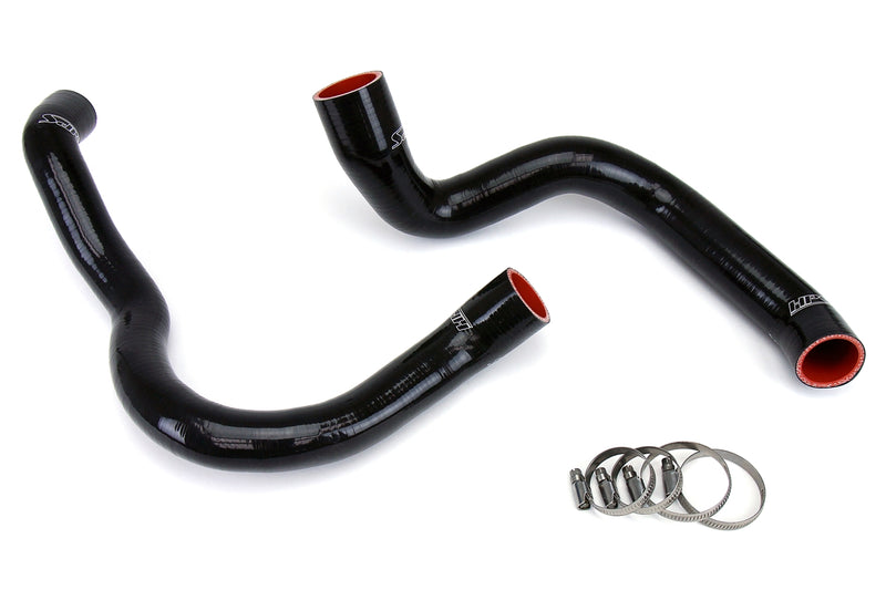 HPS Silicone Radiator Hoses - 1991-2001 Jeep Cherokee XJ 4.0L - Black (57-1219-BLK)