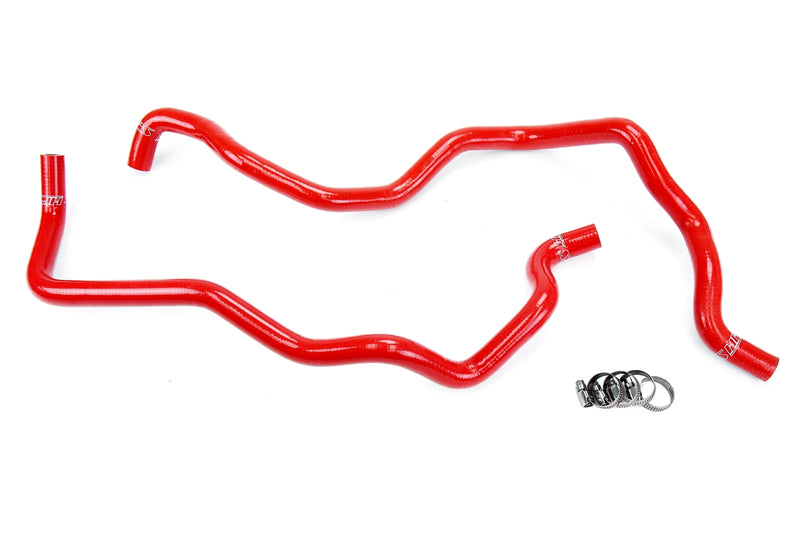 HPS Silicone Heater Hoses - 2007-2011 Jeep Wrangler JK & Unlimted 3.8L V6 Left Hand Drive - Red (57-1220H-RED)