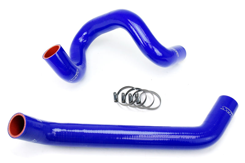 HPS Silicone Radiator Hoses - 2007-2011 Jeep Wrangler JK & Unlimted 3.8L V6 - Blue (57-1220R-BLUE)