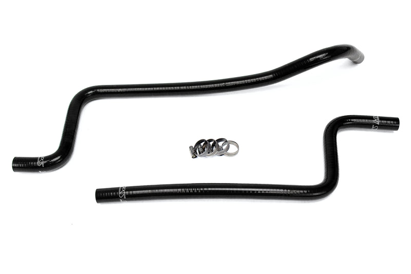 HPS Silicone Heater Hoses - 1997-2001 Jeep Wrangler TJ 4.0L Left Hand Drive - Black (57-1221H-BLK)