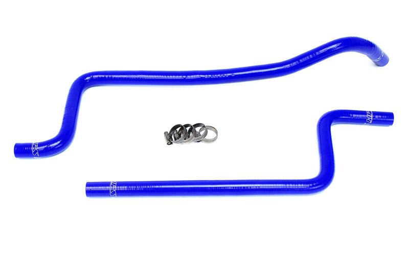 HPS Silicone Heater Hoses - 1997-2001 Jeep Wrangler TJ 4.0L Left Hand Drive - Blue (57-1221H-BLUE)