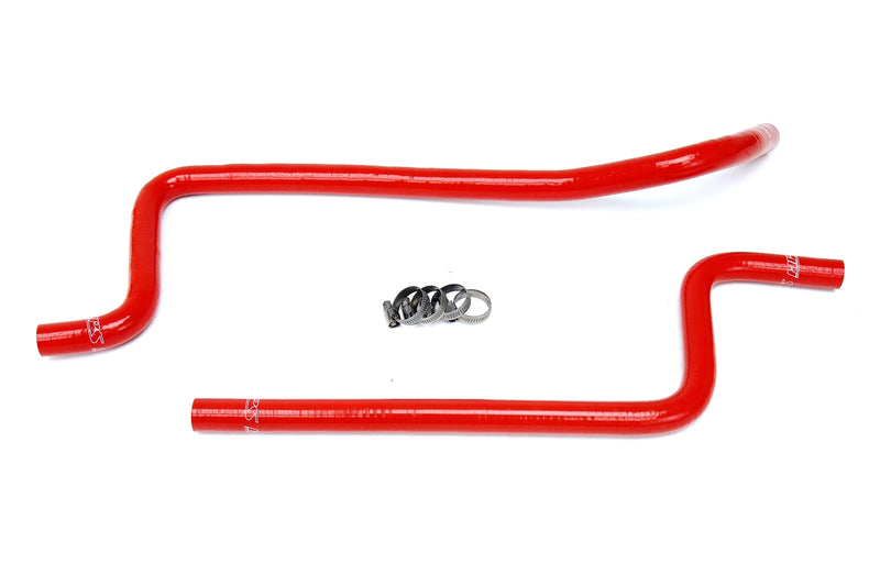 HPS Silicone Heater Hoses - 1997-2001 Jeep Wrangler TJ 4.0L Left Hand Drive - Red (57-1221H-RED)