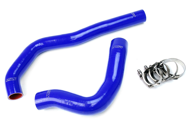 HPS Silicone Radiator Hoses - 1999-2002 Dodge Ram Pickup 5.9L Diesel Cummins - Blue (57-1222-BLUE)