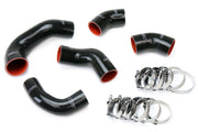 HPS Silicone Intercooler Hoses - 2003-2007 Mitsubishi Lancer EVO 8 9 MR US-Spec - Black (57-1227-BLK)