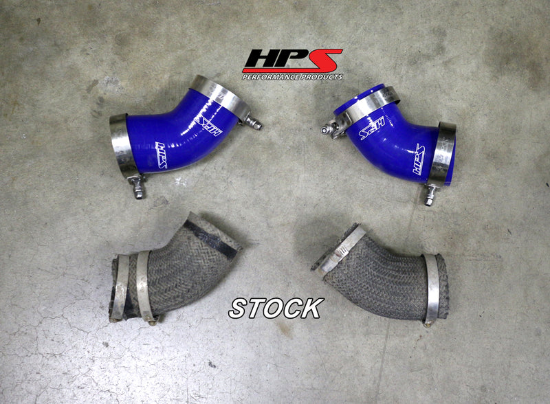 HPS Silicone Intercooler Hoses - 2003-2007 Mitsubishi Lancer EVO 8 9 MR US-Spec - Red (57-1227-RED)