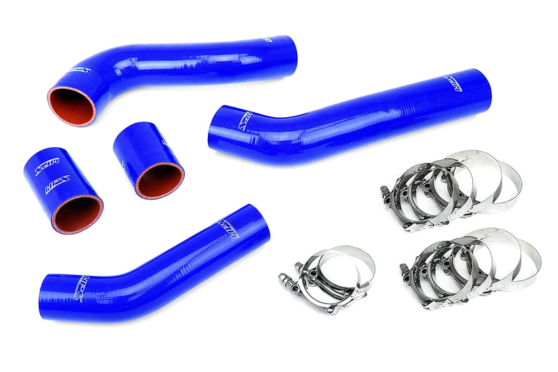 HPS Silicone Intercooler Hoses - Mitsubishi Lancer EVO 10 US-Spec - Blue (57-1228-BLUE)