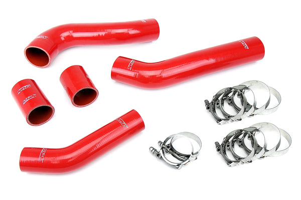 HPS Silicone Intercooler Hoses - Mitsubishi Lancer EVO 10 US-Spec - Red (57-1228-RED)