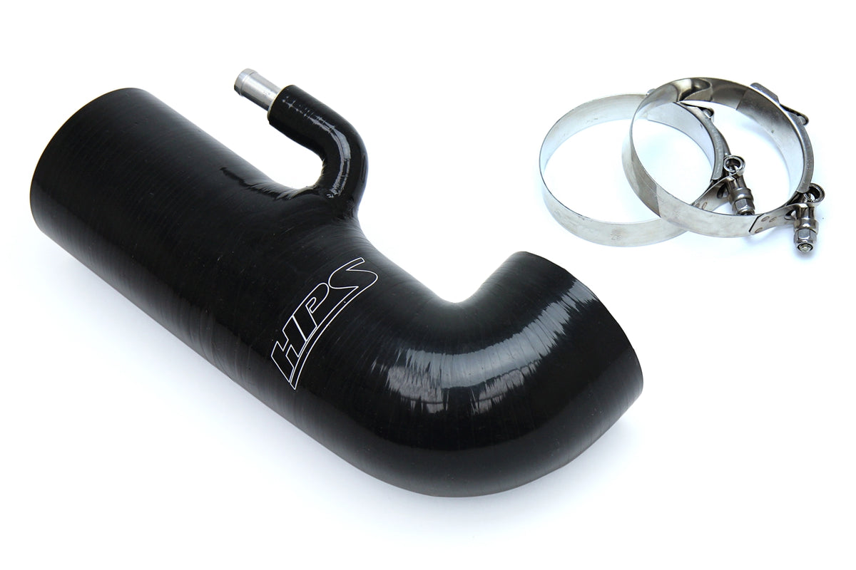 HPS Silicone Air Intake Hose - Black (57-1231-BLK)