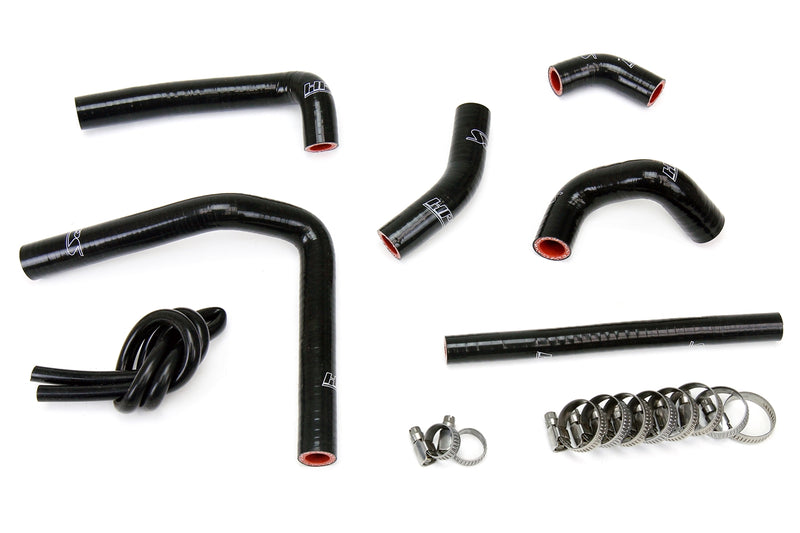HPS Silicone Radiator Hoses - 2002-2007 Honda CR250R - Black (57-1233-BLK)