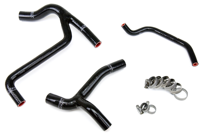 HPS Silicone Radiator Hoses - 2009-2009 Kawasaki KX450F - Black (57-1243-BLK)